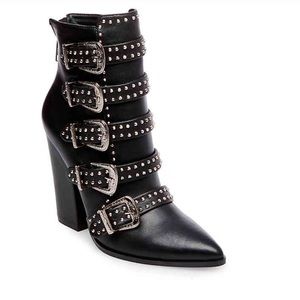 STEVE MADDEN Comet Studded Ankle Bootie 8M